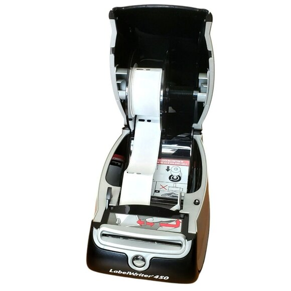 Dymo LabelWriter 450 Thermal Label Printer Maker Spool Power Cords USB Tested - Picture 4 of 12